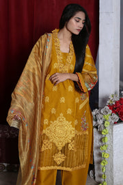 3PC Embroidered Khaddar Dress