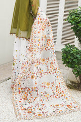 3PC Embroidered Chiffon Dress